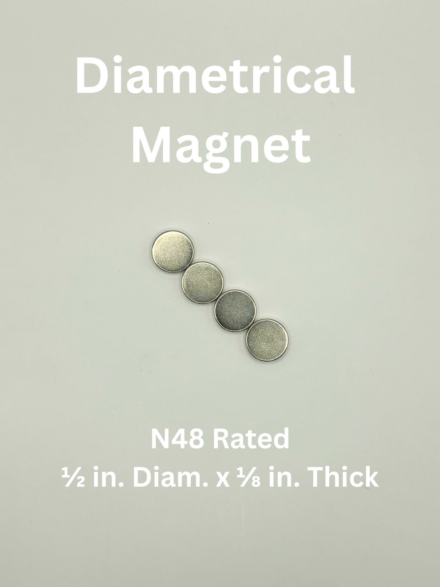 Diametrical Magnet – N48, ½" x ⅛"