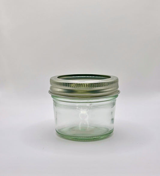4 oz Storage Mason Jar with Labels