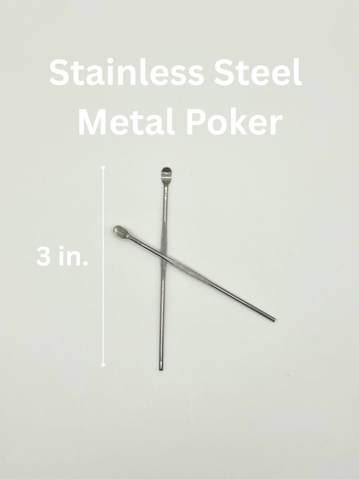 Stainless Steel Dab Tool – 3" with Scoop