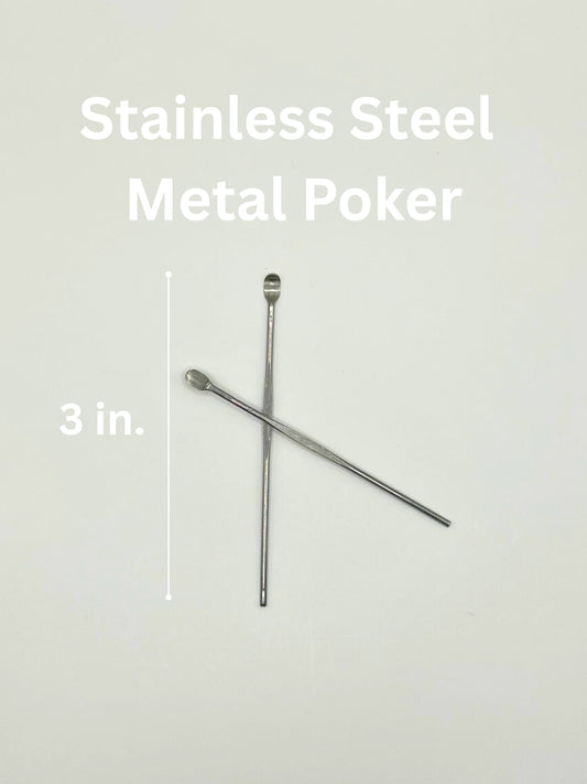 Stainless Steel Dab Tool – 3" with Scoop